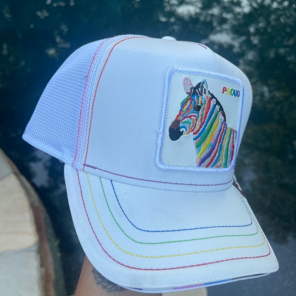 GooriHat Gay Pride Proud Zebra Rainbow - Picture 4 of 6